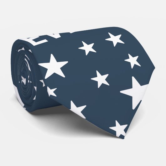 Beste pap ooit blauw aangepaste Stropdas (Opgerold)