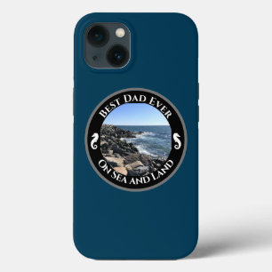 Beste pap ooit blauwe Atlantische Oceaan Rocky Sea Case-Mate iPhone Case
