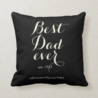 Beste pap ooit - Bulls Eye Pillow Kussen