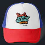 Beste pap ooit Colorful Retro Father's Day Gift Trucker Pet<br><div class="desc">Beste vader ooit Colorful Retro Vader Dag Gift Trucker Hat</div>
