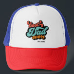 Beste pap ooit Colorful Retro Father's Day Gift Trucker Pet<br><div class="desc">Beste vader ooit Colorful Retro Vader Dag Gift Trucker Hat</div>