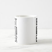 Beste pap ooit Eenvoudige Vaderdag Koffiemok (Center)