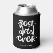 Beste pap ooit Foto Collage Gift voor papa Blikjeskoeler (Blikje Voorkant)