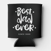 Beste pap ooit Foto Collage Gift voor papa Blikjeskoeler (Voorkant)