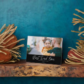 Beste pap ooit foto Plaque Fotoplaat (Zijkant)