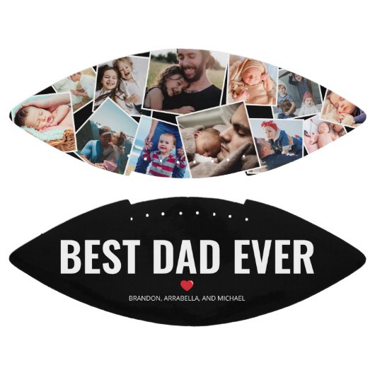 Beste pap ooit fotocollage american football (Panelen)