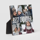 Beste pap ooit fotocollage fotoplaat (Voorkant)