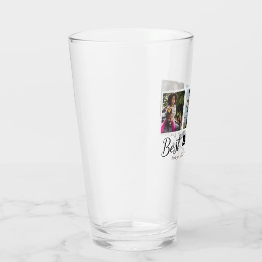 Beste pap ooit fotocollage  glas (Rechts)