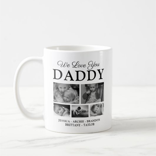 Beste pap ooit fotocollage koffiemok (Links)