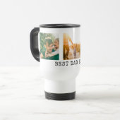 Beste pap ooit fotocollage reisbeker (Voorkant links)