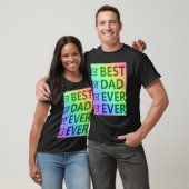 Beste pap ooit, geprikte Mannen van LGBTQ-proud, c T-shirt (Unisex)