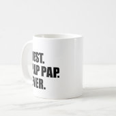 Beste pap ooit grootvader koffiemok (Voorkant links)