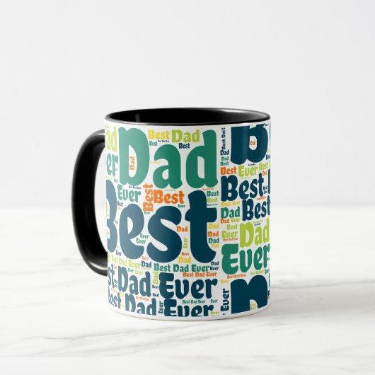 Beste pap ooit Mok (Voorkant links)
