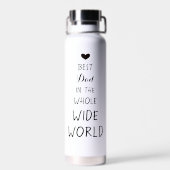 Beste pap ooit Mok - Vaderdag Cadeau Waterfles (Achterkant)