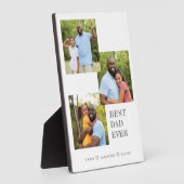 Beste pap ooit multi-fotocollage fotoplaat (Zijkant)