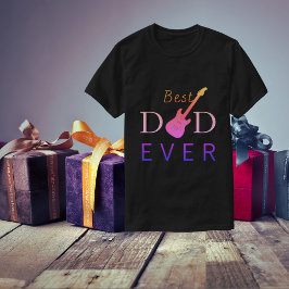 Beste pap ooit muziek gitaar Cool Modern Fathers D T-shirt