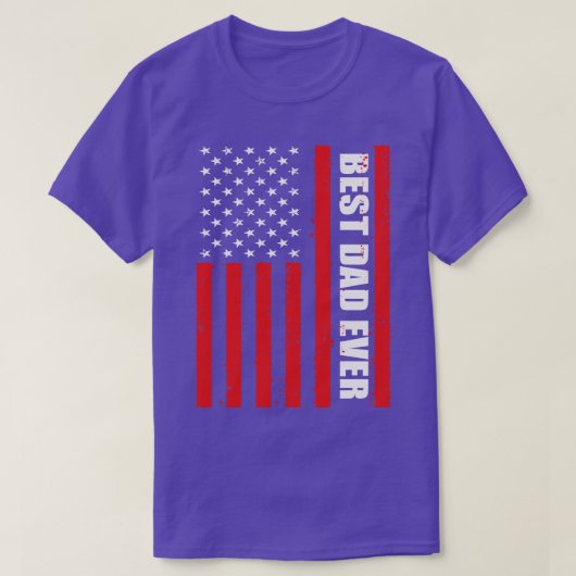 Beste pap ooit patriottisch t-shirt (Design voorkant)