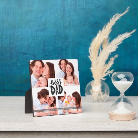 Beste pap ooit, persoonlijke cadeautjes van 4 foto fotoplaat (Insitu)