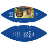 Beste pap ooit Persoonlijke foto Names Blauw American Football (Panelen)
