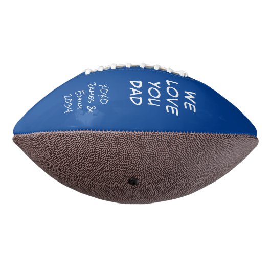 Beste pap ooit Persoonlijke foto Names Blauw American Football (Gedraaid 270)