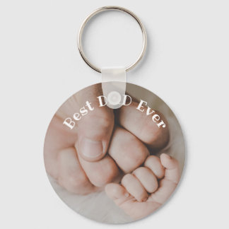 Beste pap ooit persoonlijke vaderdag gift sleutelhanger