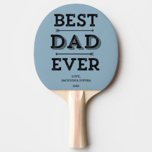 Beste pap ooit pijlen Aangepast, aangepast blauw Tafeltennisbatje