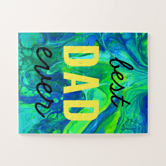 Beste pap ooit puzzle legpuzzel (Horizontaal)