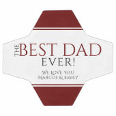 Beste pap ooit Red Black Vader Dag Voetbal (Enkel)