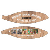 Beste pap ooit Rustic Wood 5 Foto Collage Basketbal (Panelen)