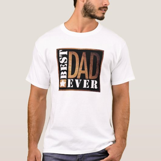 Beste pap ooit Shirt (Voorkant)