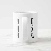 Beste pap ooit uniek Vaderdag Grote Koffiekop (Achterkant)