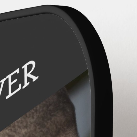 Beste pap ooit Vaderdag - Aangepaste foto Pickleball Paddle (Links Detail)