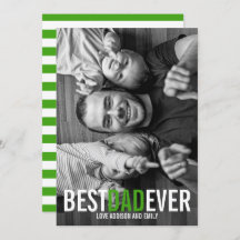 Beste pap ooit Vaderdag-fotokaart