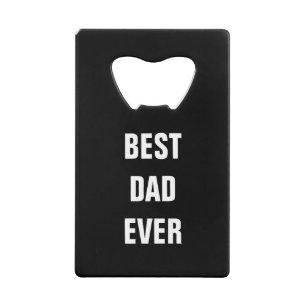 Beste pap ooit Vaderdag, op maat Creditkaart Flessenopener
