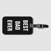 Beste pap ooit Vaderdag, op maat gesneden Bagagelabel (Voorkant (horizontaal))