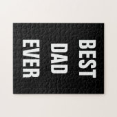 Beste pap ooit Vaderdag, op maat gesneden Legpuzzel (Horizontaal)