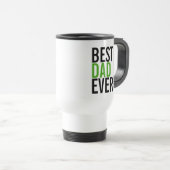 Beste pap ooit Vaderdag Travel Mug Reisbeker (Voorkant rechts)