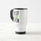 Beste pap ooit Vaderdag Travel Mug Reisbeker (Voorkant links)