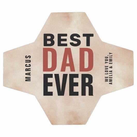 Beste pap ooit Waterverf vaderdag Voetbal (Enkel)