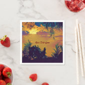 Beste pap ooit zonnescherm Abstract kunstschild Servet (Insitu)