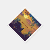 Beste pap ooit zonnescherm Abstract kunstschild Servet (Hoek)