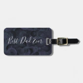 Beste pap ooit zwarte zwarte zwarte Vaderdag Bagagelabel (Voorkant horizontaal)