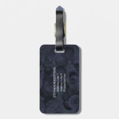 Beste pap ooit zwarte zwarte zwarte Vaderdag Bagagelabel (Achterkant verticaal)