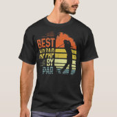 Beste pap op pap Pap Fathers Day Gift T-shirt (Voorkant)