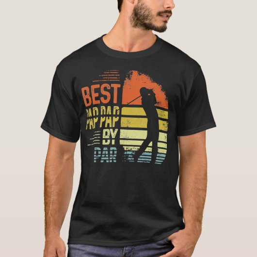 Beste pap op pap Pap Fathers Day Gift T-shirt (Voorkant)