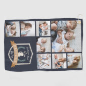 Beste pap per stuk | Foto van Collage Golf Towel Golfhanddoek (Horizontaal)