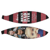 Beste pap rood leder print 2 Fotopriesterdag Basketbal (Panelen)