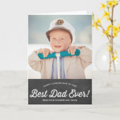 Beste pap script | ChalkboardKaart Kaart (Gele Bloem)