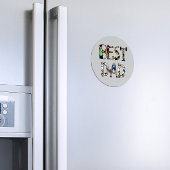 Beste Pap Sports Fun Text Magneet