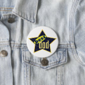 Beste Pap Star 2 Ronde Button 7,6 Cm (In situ)